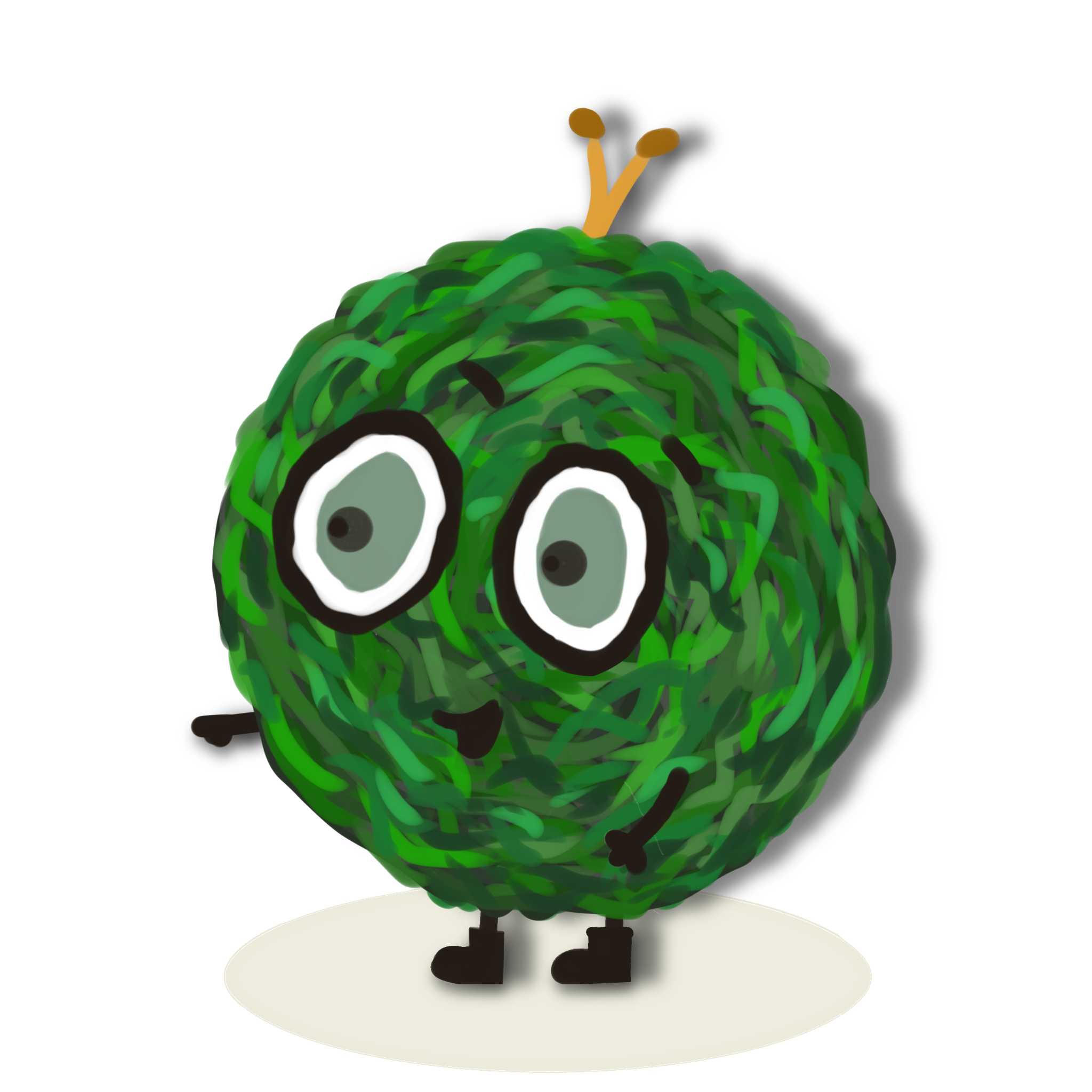 MOSS character pointing towards the welcome message